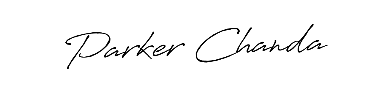 You can use this online signature creator to create a handwritten signature for the name Parker Chanda. This is the best online autograph maker. Parker Chanda signature style 7 images and pictures png