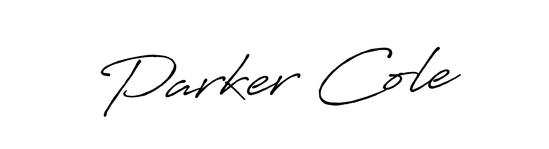 Similarly Antro_Vectra_Bolder is the best handwritten signature design. Signature creator online .You can use it as an online autograph creator for name Parker Cole. Parker Cole signature style 7 images and pictures png
