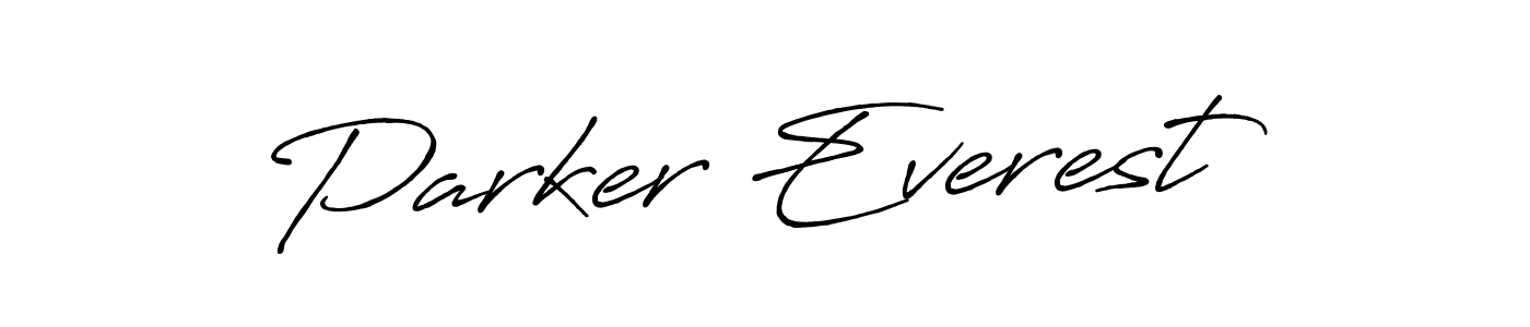 Make a beautiful signature design for name Parker Everest. With this signature (Antro_Vectra_Bolder) style, you can create a handwritten signature for free. Parker Everest signature style 7 images and pictures png