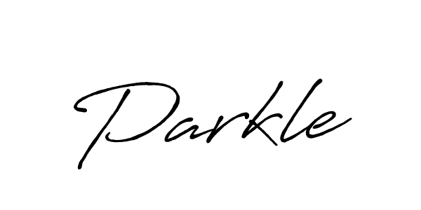 Use a signature maker to create a handwritten signature online. With this signature software, you can design (Antro_Vectra_Bolder) your own signature for name Parkle. Parkle signature style 7 images and pictures png