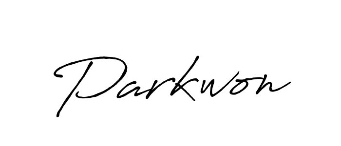 Create a beautiful signature design for name Parkwon. With this signature (Antro_Vectra_Bolder) fonts, you can make a handwritten signature for free. Parkwon signature style 7 images and pictures png