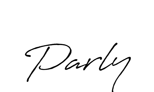 if you are searching for the best signature style for your name Parly. so please give up your signature search. here we have designed multiple signature styles  using Antro_Vectra_Bolder. Parly signature style 7 images and pictures png
