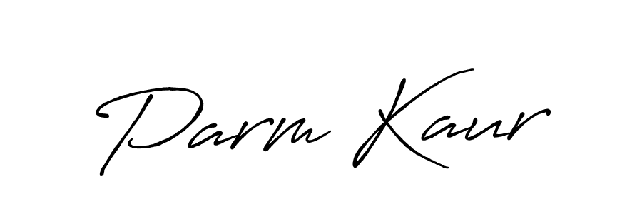 The best way (Antro_Vectra_Bolder) to make a short signature is to pick only two or three words in your name. The name Parm Kaur include a total of six letters. For converting this name. Parm Kaur signature style 7 images and pictures png