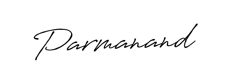 How to make Parmanand name signature. Use Antro_Vectra_Bolder style for creating short signs online. This is the latest handwritten sign. Parmanand signature style 7 images and pictures png