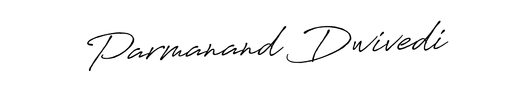 Design your own signature with our free online signature maker. With this signature software, you can create a handwritten (Antro_Vectra_Bolder) signature for name Parmanand Dwivedi. Parmanand Dwivedi signature style 7 images and pictures png