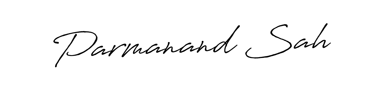 Antro_Vectra_Bolder is a professional signature style that is perfect for those who want to add a touch of class to their signature. It is also a great choice for those who want to make their signature more unique. Get Parmanand Sah name to fancy signature for free. Parmanand Sah signature style 7 images and pictures png