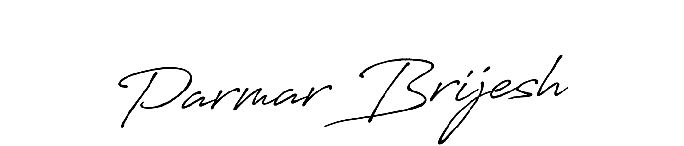 Use a signature maker to create a handwritten signature online. With this signature software, you can design (Antro_Vectra_Bolder) your own signature for name Parmar Brijesh. Parmar Brijesh signature style 7 images and pictures png