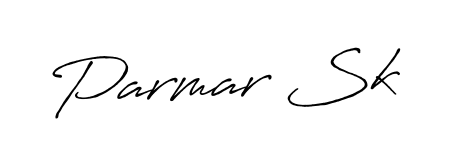 This is the best signature style for the Parmar Sk name. Also you like these signature font (Antro_Vectra_Bolder). Mix name signature. Parmar Sk signature style 7 images and pictures png