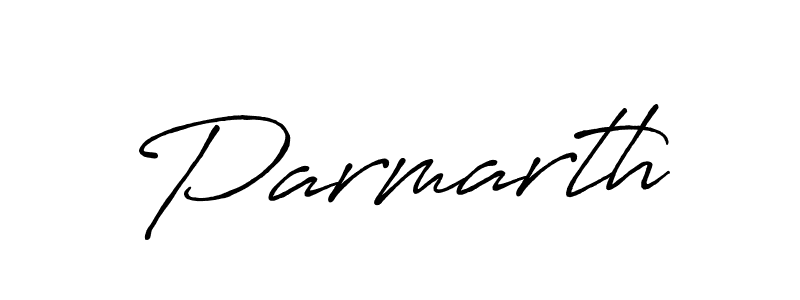 Parmarth stylish signature style. Best Handwritten Sign (Antro_Vectra_Bolder) for my name. Handwritten Signature Collection Ideas for my name Parmarth. Parmarth signature style 7 images and pictures png