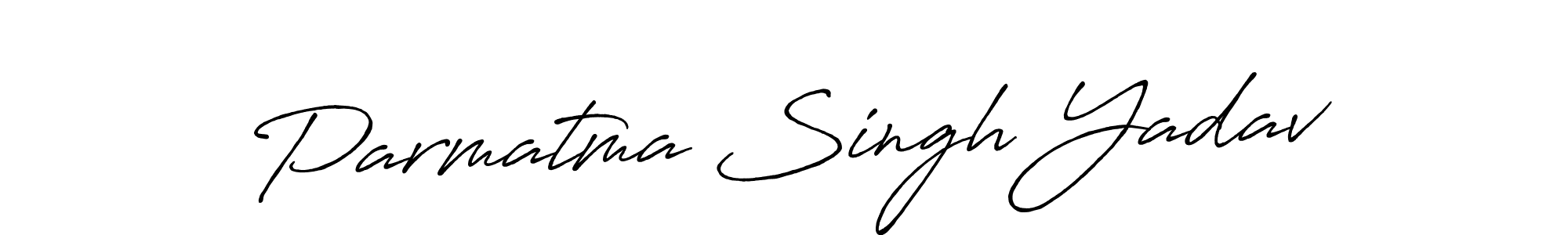 Design your own signature with our free online signature maker. With this signature software, you can create a handwritten (Antro_Vectra_Bolder) signature for name Parmatma Singh Yadav. Parmatma Singh Yadav signature style 7 images and pictures png
