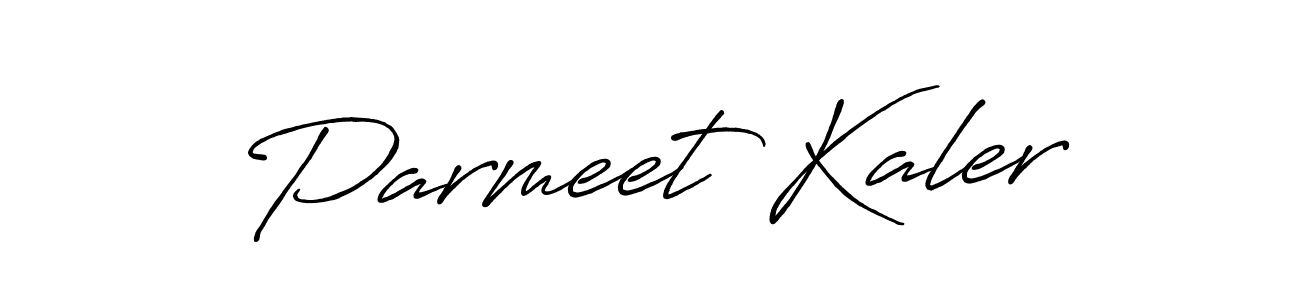 Design your own signature with our free online signature maker. With this signature software, you can create a handwritten (Antro_Vectra_Bolder) signature for name Parmeet Kaler. Parmeet Kaler signature style 7 images and pictures png