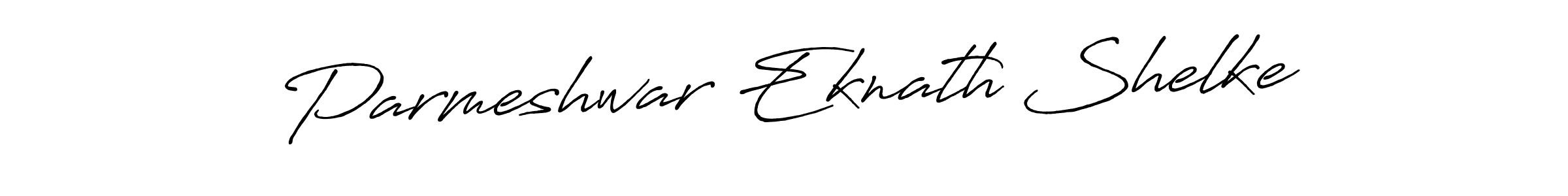 Create a beautiful signature design for name Parmeshwar Eknath Shelke. With this signature (Antro_Vectra_Bolder) fonts, you can make a handwritten signature for free. Parmeshwar Eknath Shelke signature style 7 images and pictures png