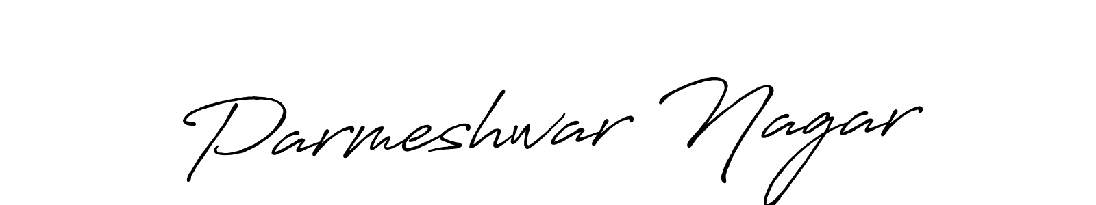 Similarly Antro_Vectra_Bolder is the best handwritten signature design. Signature creator online .You can use it as an online autograph creator for name Parmeshwar Nagar. Parmeshwar Nagar signature style 7 images and pictures png
