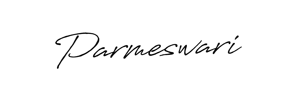 Create a beautiful signature design for name Parmeswari. With this signature (Antro_Vectra_Bolder) fonts, you can make a handwritten signature for free. Parmeswari signature style 7 images and pictures png
