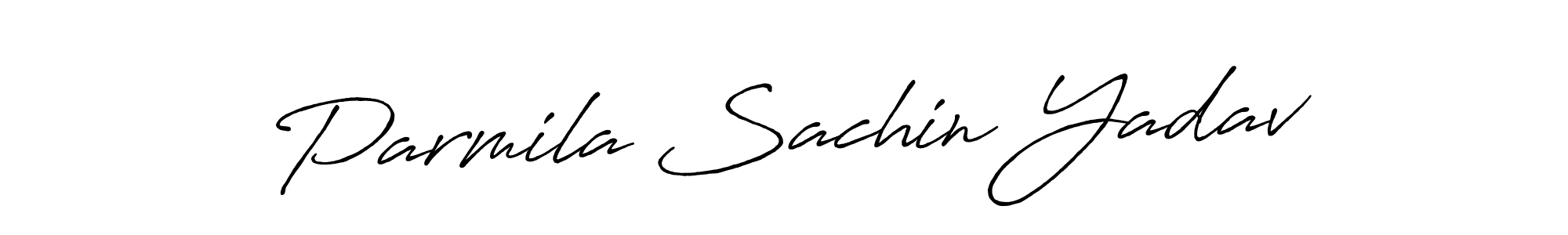 Also You can easily find your signature by using the search form. We will create Parmila Sachin Yadav name handwritten signature images for you free of cost using Antro_Vectra_Bolder sign style. Parmila Sachin Yadav signature style 7 images and pictures png