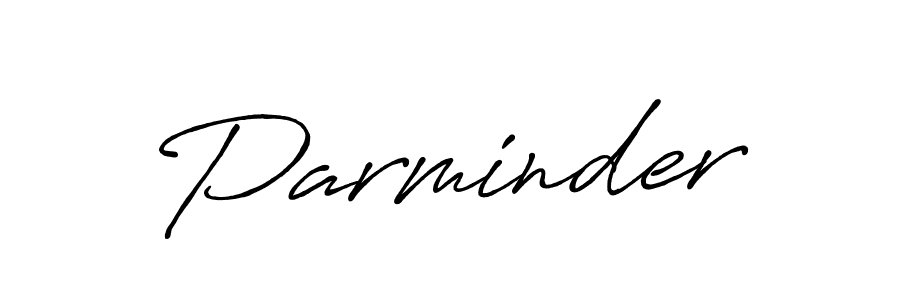 How to make Parminder signature? Antro_Vectra_Bolder is a professional autograph style. Create handwritten signature for Parminder name. Parminder signature style 7 images and pictures png