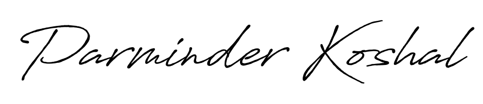 An effortless, minimalist signature concept for Parminder Koshal using Antro_Vectra_Bolder design. Clean lines that look great on any document. Parminder Koshal signature style 7 images and pictures png