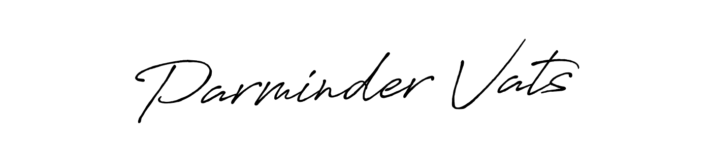 if you are searching for the best signature style for your name Parminder Vats. so please give up your signature search. here we have designed multiple signature styles  using Antro_Vectra_Bolder. Parminder Vats signature style 7 images and pictures png