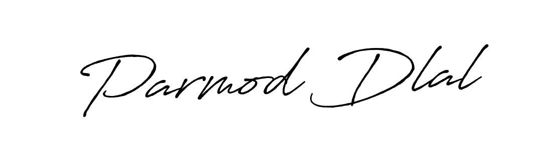 Parmod Dlal stylish signature style. Best Handwritten Sign (Antro_Vectra_Bolder) for my name. Handwritten Signature Collection Ideas for my name Parmod Dlal. Parmod Dlal signature style 7 images and pictures png