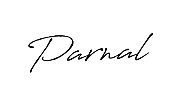 Make a beautiful signature design for name Parnal. With this signature (Antro_Vectra_Bolder) style, you can create a handwritten signature for free. Parnal signature style 7 images and pictures png