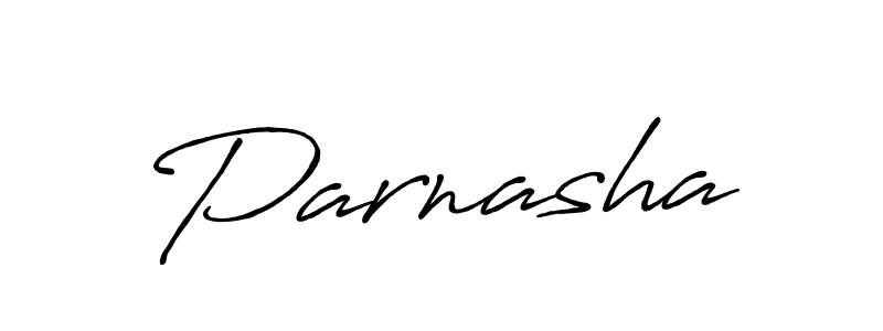 Design your own signature with our free online signature maker. With this signature software, you can create a handwritten (Antro_Vectra_Bolder) signature for name Parnasha. Parnasha signature style 7 images and pictures png