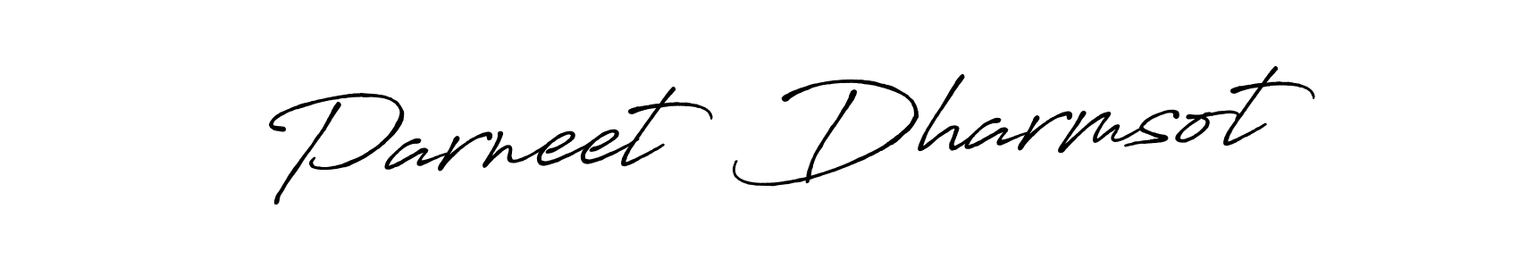 Also we have Parneet  Dharmsot name is the best signature style. Create professional handwritten signature collection using Antro_Vectra_Bolder autograph style. Parneet  Dharmsot signature style 7 images and pictures png