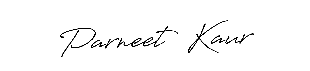 Make a short Parneet  Kaur signature style. Manage your documents anywhere anytime using Antro_Vectra_Bolder. Create and add eSignatures, submit forms, share and send files easily. Parneet  Kaur signature style 7 images and pictures png