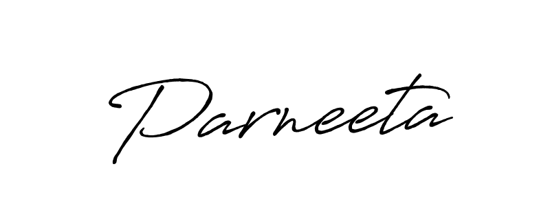 Make a beautiful signature design for name Parneeta. Use this online signature maker to create a handwritten signature for free. Parneeta signature style 7 images and pictures png