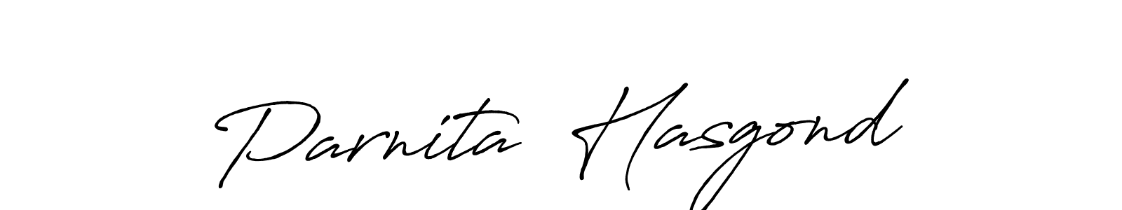 if you are searching for the best signature style for your name Parnita  Hasgond. so please give up your signature search. here we have designed multiple signature styles  using Antro_Vectra_Bolder. Parnita  Hasgond signature style 7 images and pictures png