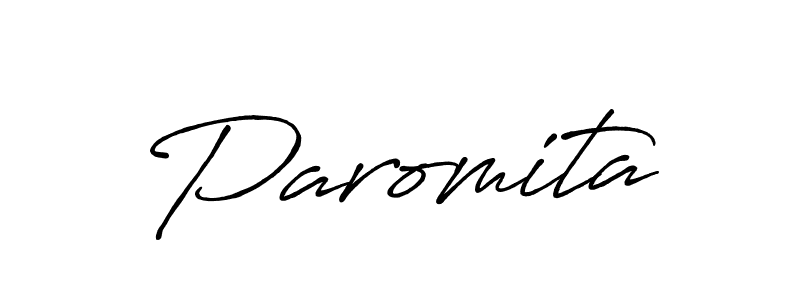 How to make Paromita name signature. Use Antro_Vectra_Bolder style for creating short signs online. This is the latest handwritten sign. Paromita signature style 7 images and pictures png