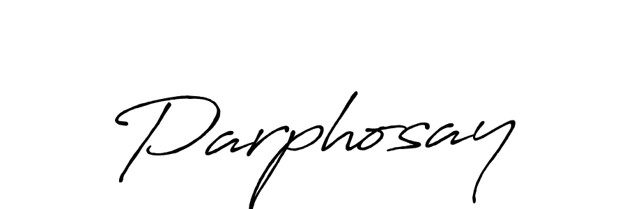 You should practise on your own different ways (Antro_Vectra_Bolder) to write your name (Parphosay) in signature. don't let someone else do it for you. Parphosay signature style 7 images and pictures png