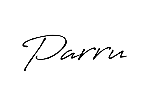 You should practise on your own different ways (Antro_Vectra_Bolder) to write your name (Parru) in signature. don't let someone else do it for you. Parru signature style 7 images and pictures png