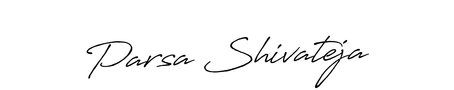 Make a short Parsa Shivateja signature style. Manage your documents anywhere anytime using Antro_Vectra_Bolder. Create and add eSignatures, submit forms, share and send files easily. Parsa Shivateja signature style 7 images and pictures png