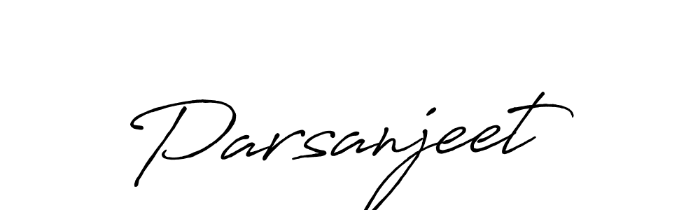 How to make Parsanjeet signature? Antro_Vectra_Bolder is a professional autograph style. Create handwritten signature for Parsanjeet name. Parsanjeet signature style 7 images and pictures png