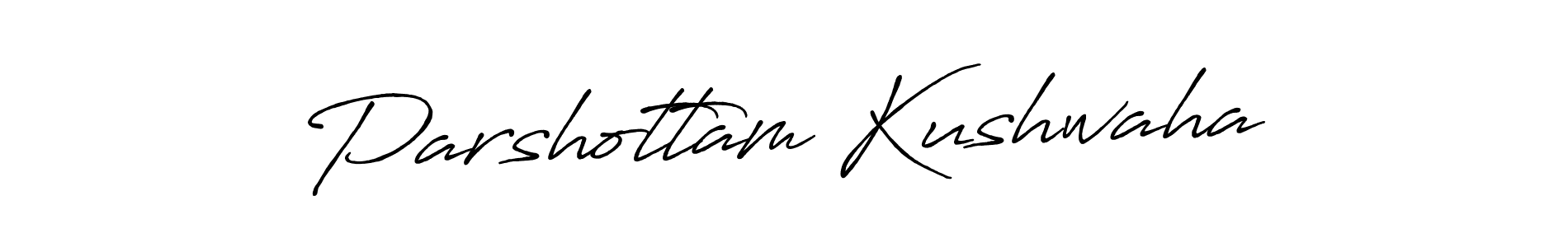 Antro_Vectra_Bolder is a professional signature style that is perfect for those who want to add a touch of class to their signature. It is also a great choice for those who want to make their signature more unique. Get Parshottam Kushwaha name to fancy signature for free. Parshottam Kushwaha signature style 7 images and pictures png