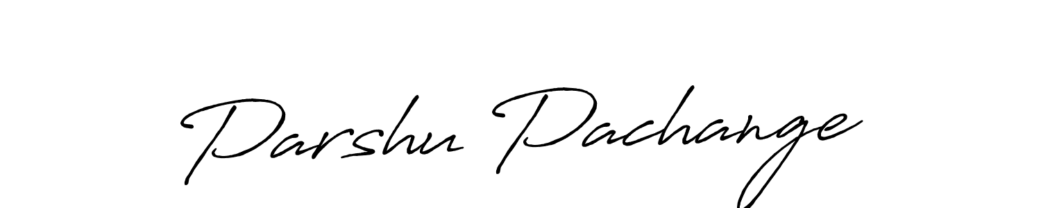 Here are the top 10 professional signature styles for the name Parshu Pachange. These are the best autograph styles you can use for your name. Parshu Pachange signature style 7 images and pictures png