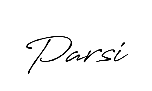 Design your own signature with our free online signature maker. With this signature software, you can create a handwritten (Antro_Vectra_Bolder) signature for name Parsi. Parsi signature style 7 images and pictures png