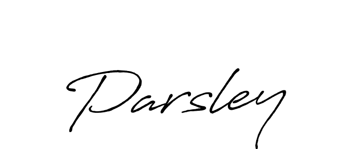 It looks lik you need a new signature style for name Parsley. Design unique handwritten (Antro_Vectra_Bolder) signature with our free signature maker in just a few clicks. Parsley signature style 7 images and pictures png