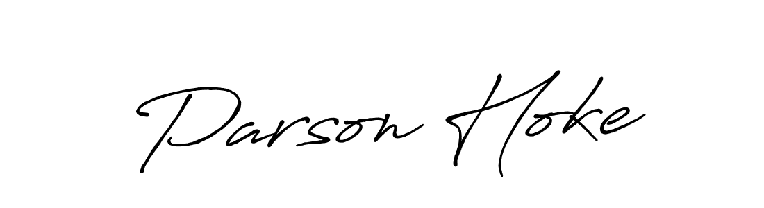 How to make Parson Hoke signature? Antro_Vectra_Bolder is a professional autograph style. Create handwritten signature for Parson Hoke name. Parson Hoke signature style 7 images and pictures png