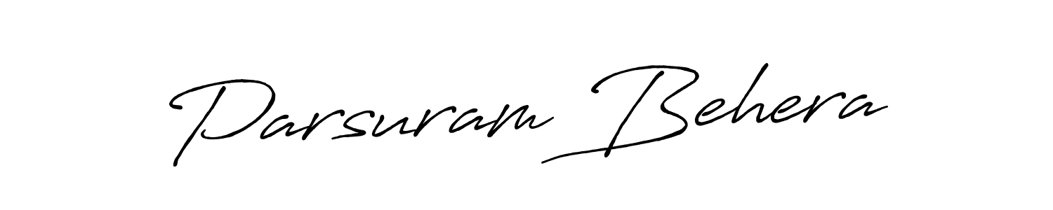 Parsuram Behera stylish signature style. Best Handwritten Sign (Antro_Vectra_Bolder) for my name. Handwritten Signature Collection Ideas for my name Parsuram Behera. Parsuram Behera signature style 7 images and pictures png