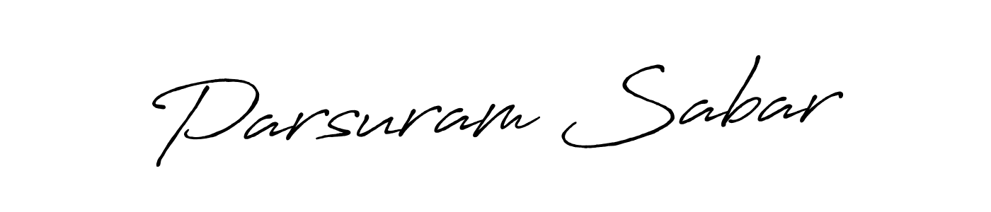Also we have Parsuram Sabar name is the best signature style. Create professional handwritten signature collection using Antro_Vectra_Bolder autograph style. Parsuram Sabar signature style 7 images and pictures png