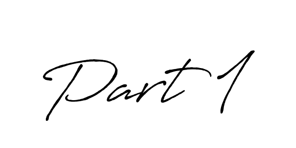Make a beautiful signature design for name Part 1. Use this online signature maker to create a handwritten signature for free. Part 1 signature style 7 images and pictures png