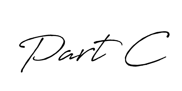 Use a signature maker to create a handwritten signature online. With this signature software, you can design (Antro_Vectra_Bolder) your own signature for name Part C. Part C signature style 7 images and pictures png