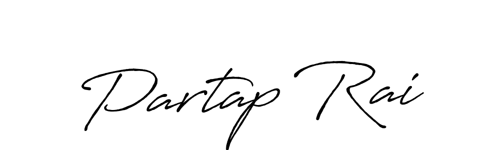 Make a beautiful signature design for name Partap Rai. With this signature (Antro_Vectra_Bolder) style, you can create a handwritten signature for free. Partap Rai signature style 7 images and pictures png