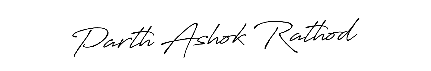 Also we have Parth Ashok Rathod name is the best signature style. Create professional handwritten signature collection using Antro_Vectra_Bolder autograph style. Parth Ashok Rathod signature style 7 images and pictures png