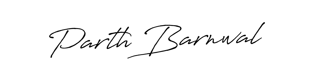 Make a beautiful signature design for name Parth Barnwal. With this signature (Antro_Vectra_Bolder) style, you can create a handwritten signature for free. Parth Barnwal signature style 7 images and pictures png