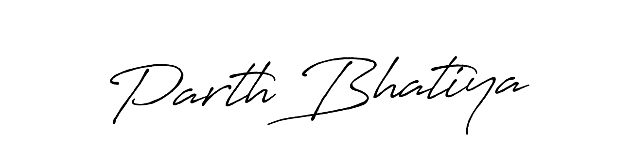 Make a beautiful signature design for name Parth Bhatiya. Use this online signature maker to create a handwritten signature for free. Parth Bhatiya signature style 7 images and pictures png
