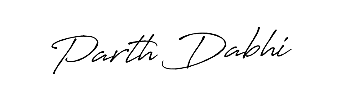 Make a beautiful signature design for name Parth Dabhi. Use this online signature maker to create a handwritten signature for free. Parth Dabhi signature style 7 images and pictures png