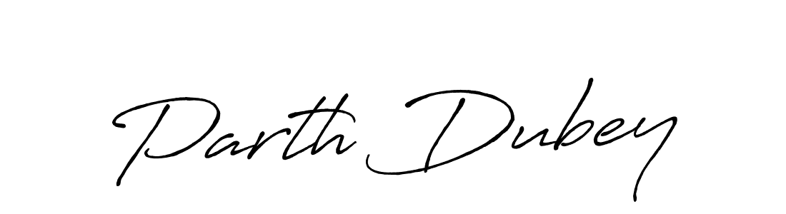 Also You can easily find your signature by using the search form. We will create Parth Dubey name handwritten signature images for you free of cost using Antro_Vectra_Bolder sign style. Parth Dubey signature style 7 images and pictures png
