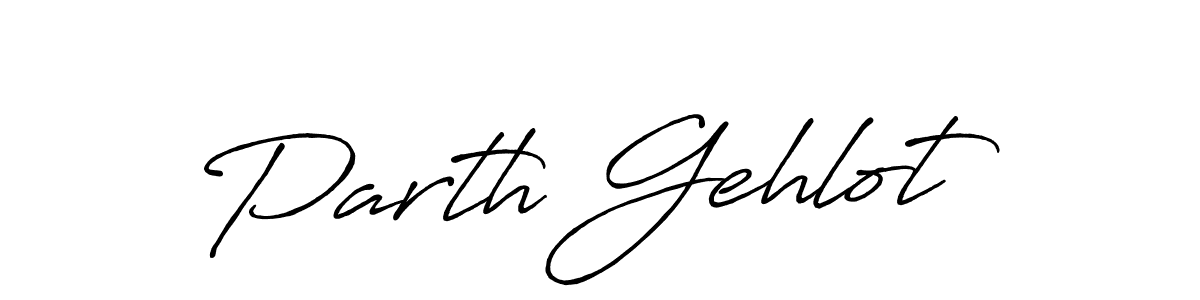 Also You can easily find your signature by using the search form. We will create Parth Gehlot name handwritten signature images for you free of cost using Antro_Vectra_Bolder sign style. Parth Gehlot signature style 7 images and pictures png